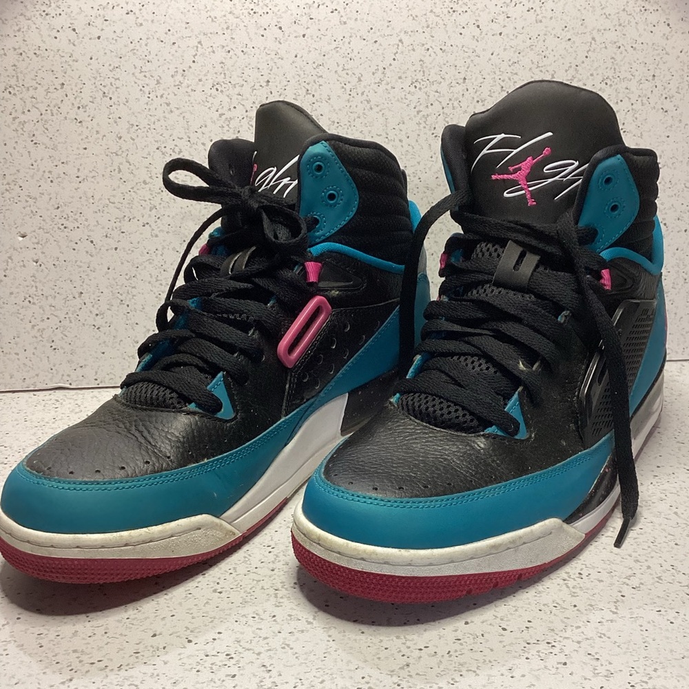 Air Jordan flight 97 BG Black Teal size 10 1/2